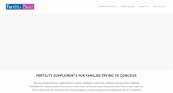 Desktop Screenshot of fertilityblend.com