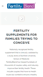 Mobile Screenshot of fertilityblend.com